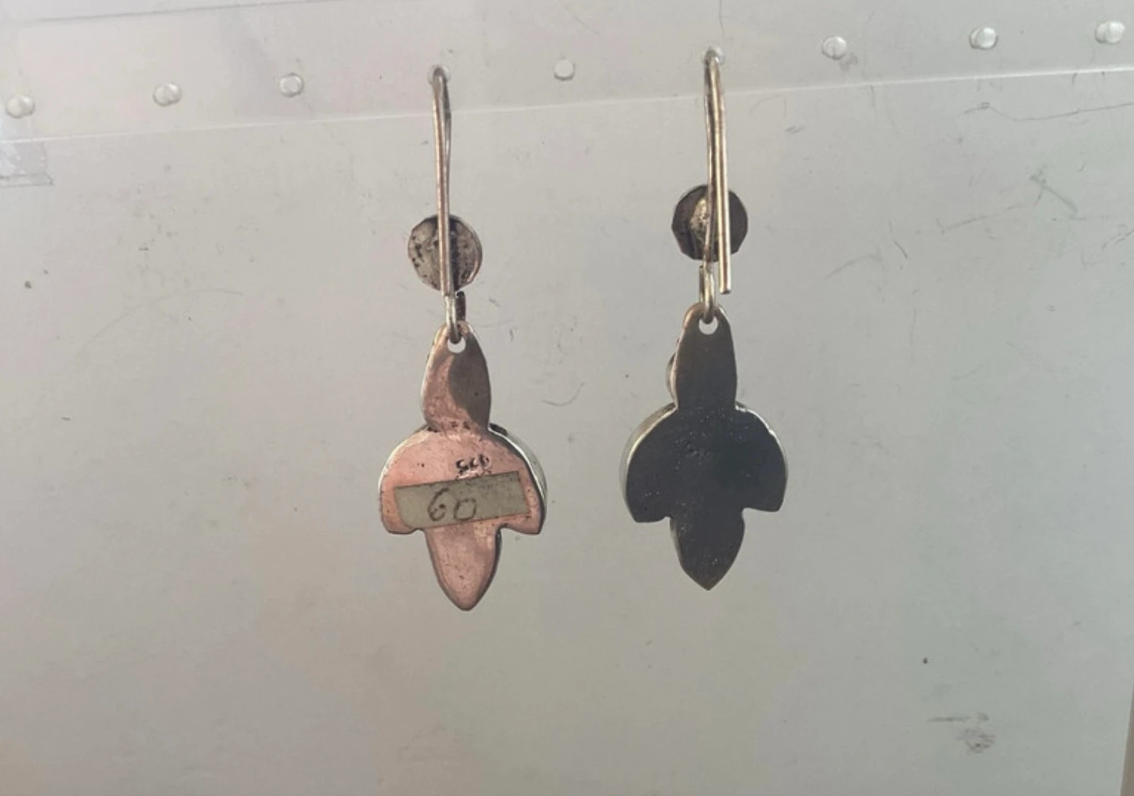Aretes de plata y turquesas auténticas – photo 4